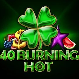 40 Burning Hot slot logo by Amusnet Interactive at Go4 Casino40 Burning Hot