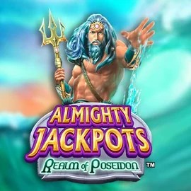 Almighty Jackpots – Realm of Poseidon online game logo by Novomatic on go4.eu.com