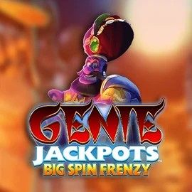 Genie Jackpots: Big Spin Frenzy slot visual from Blueprint Gaming available on go4.eu.com