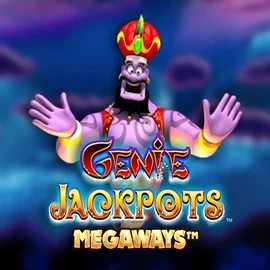 Logo of Genie Jackpots Megaways from Blueprint Gaming at Go4 Casino