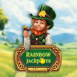 Official Jackpots logo: Rainbow Jackpots Megaways by Red Tiger Gaming at Go4 Casino