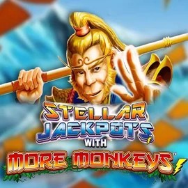 Stellar Jackpots with More Monkeys logo – Jackpots by Lightning Box Game at Go4 Casino